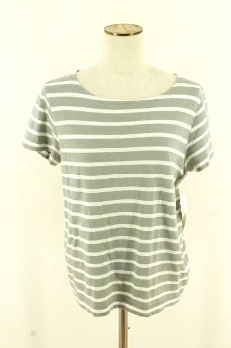 MHL. （エムエイチエル） ボーダークルーネックTシャツ レディース トップス
