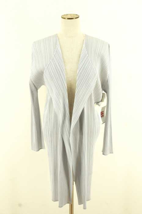 PLEATS PLEASE ISSEY MIYAKE (プリーツプリーズイッセイミヤケ) プリーツロングカーディガン レディース トップス