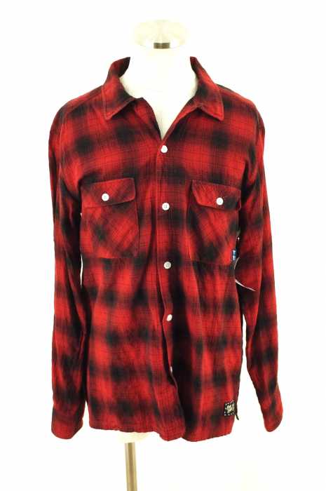 ROUGH AND RUGGED （ラフアンドラゲッド） チェックオープンカラーシャツ メンズ トップス
