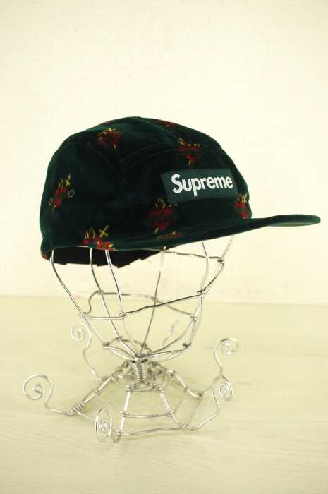 Supreme （シュプリーム） Sacred Hearts Camp Cap ボックスロゴベロアキャップ メンズ 帽子
