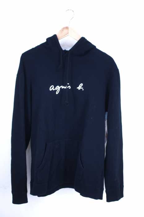 agnes b. homme（アニエスベーオム） ロゴプリントパーカー メンズ トップス