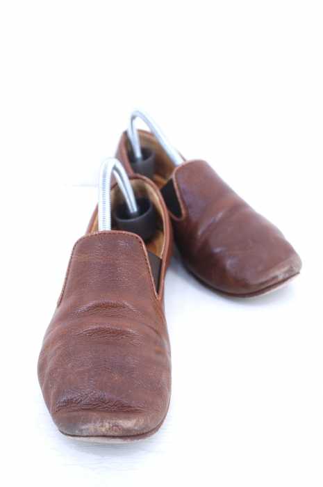 BEAMS（ビームス） レザースリッポン メンズ シューズ