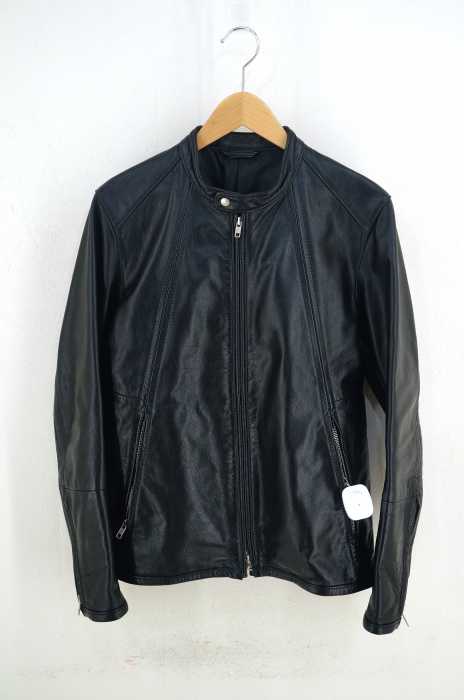 BEAMS  （ビームス） カウレザーシングルライダースジャケット メンズ アウター