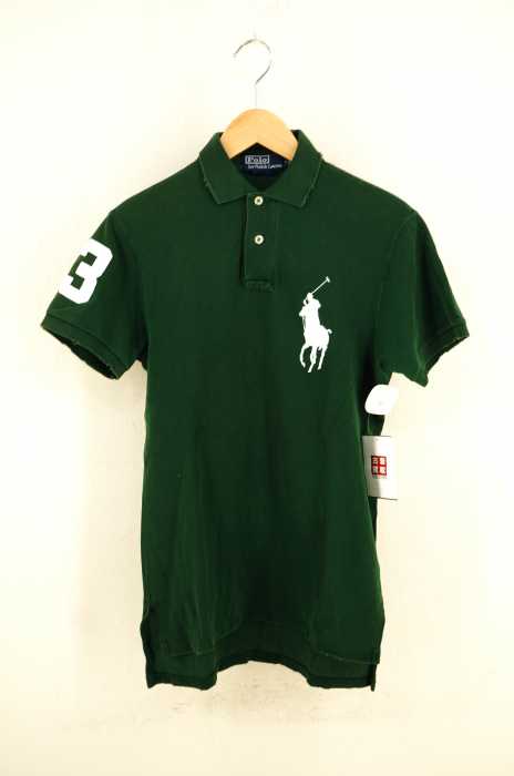 Polo by RALPH LAUREN （ポロバイラルフローレン） ダメージ加工ビッグポニー刺繍ポロシャツ メンズ トップス