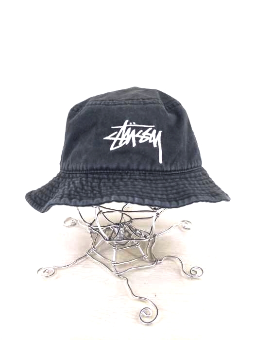 Stussy（ステューシー） ロゴ刺繍バケットハット メンズ 帽子