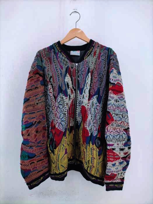 coogi ニットブルゾン ☆90's COOGI(クージー)3Dニットブルゾン☆｜OLD LIFE STOCK｜ショップ