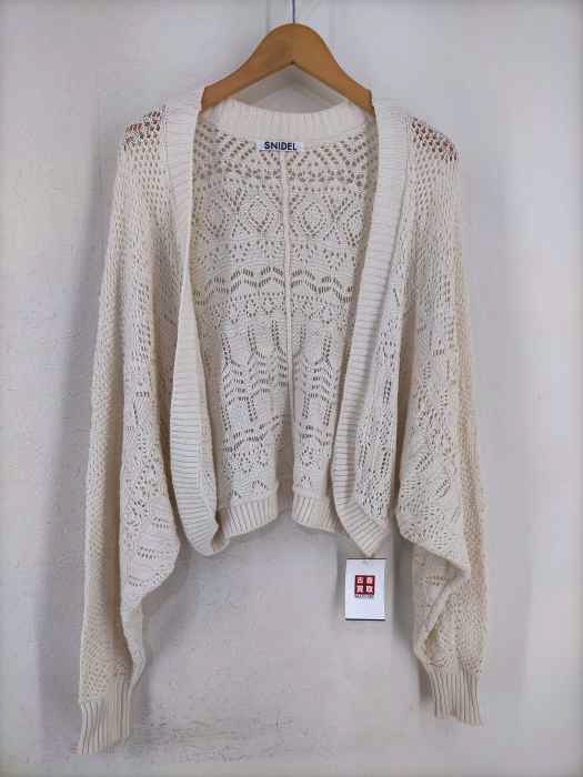 snidel（スナイデル） 20SS クロシェボレロカーディガン レディース トップス