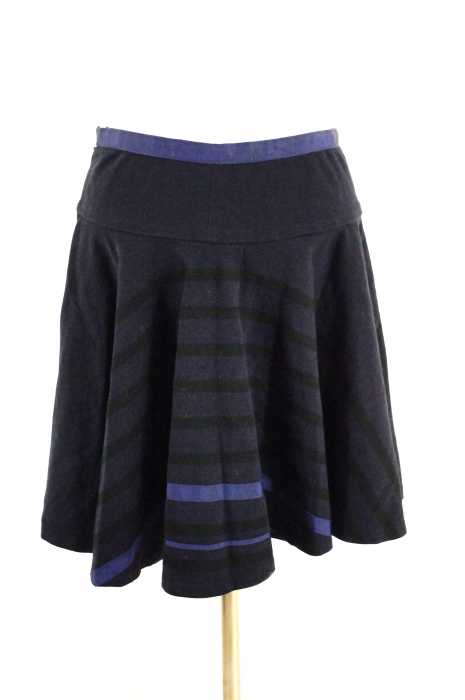 sacai luck (サカイラック) 13SS ボーダー柄変形フレアスカート レディース スカート