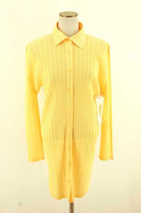 PLEATS PLEASE ISSEY MIYAKE (プリーツプリーズイッセイミヤケ) プリーツ加工ボタンジャケット レディース アウター