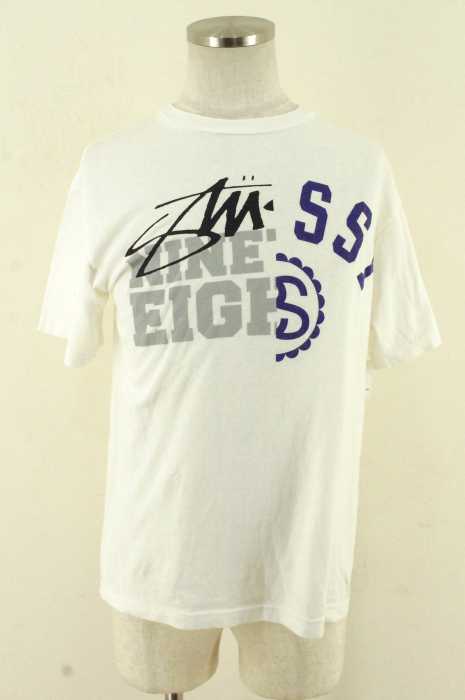 STUSSY (ステューシー) ロゴプリントクルーネックTシャツ メンズ トップス