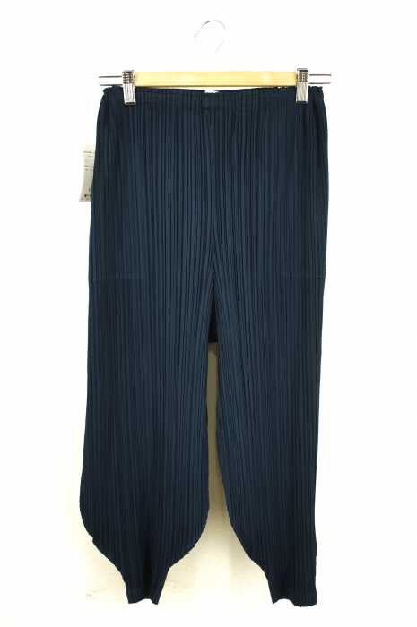 PLEATS PLEASE ISSEY MIYAKE （プリーツプリーズイッセイミヤケ） プリーツ加工ポリパンツ レディース パンツ