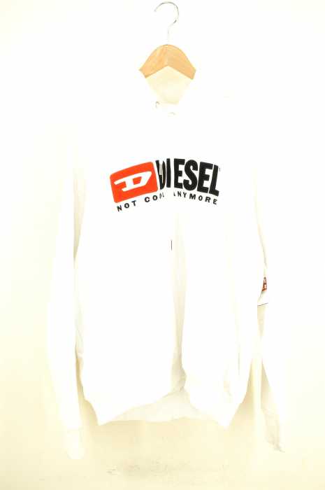 DIESEL （ディーゼル） ロゴプルオーバーパーカー メンズ トップス