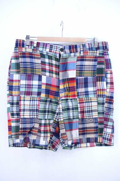BROOKS BROTHERS（ブルックスブラザーズ） クレイジーパッチワーク チェック柄コットンショーツ メンズ パンツ