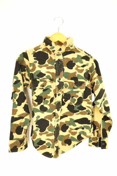 DEERSKIN （ディアスキン） USA製 カモフラ柄ワークシャツ レディース トップス