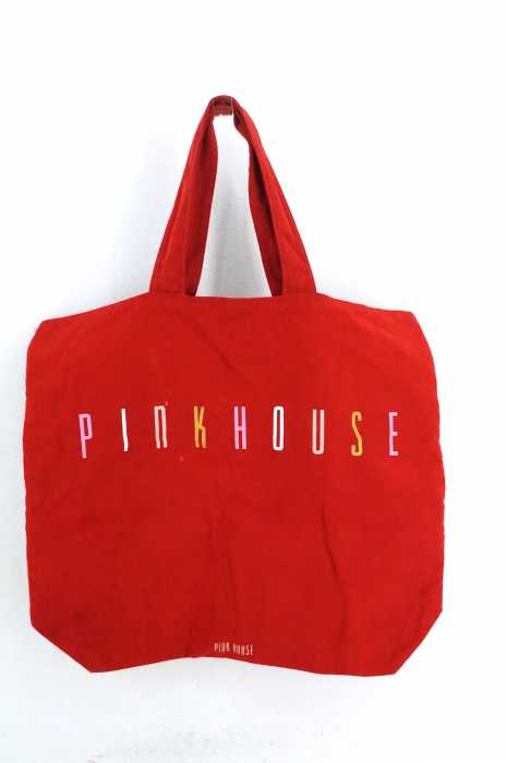 PINK HOUSE（ピンクハウス） ロゴプリントトートバッグ レディース