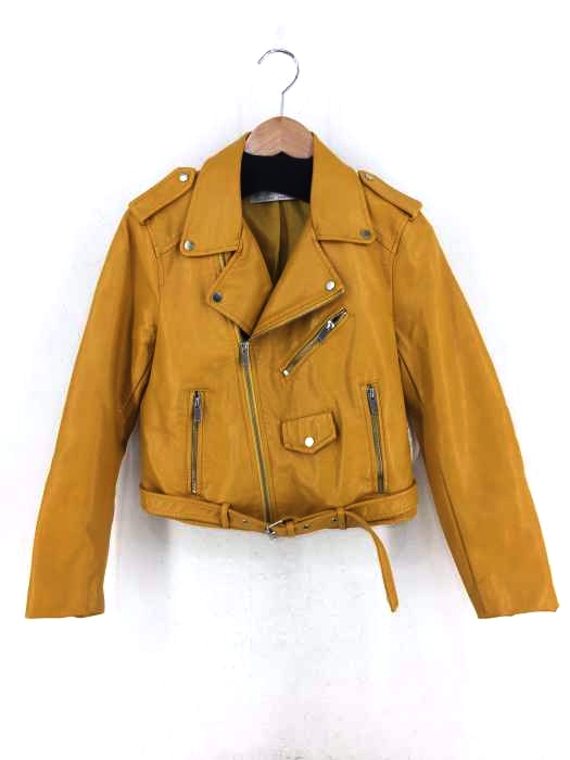 ZARA BASIC（ザラベーシック） フェイクレザーライダース レディース アウター