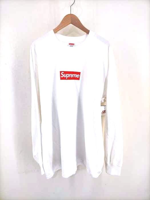Supreme(シュプリーム) Box Logo L/S Tee White メンズ トップス
