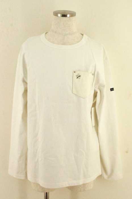 Schott （ショット） レザーポケット付きロングTシャツ メンズ トップス