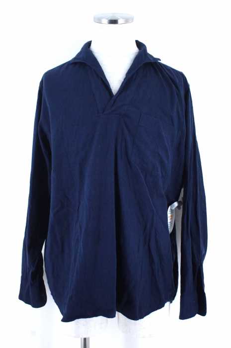 COMOLI （コモリ） 16AW　コットンネル スキッパーシャツ メンズ トップス