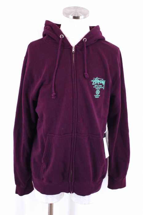 STUSSY (ステューシー) ワールドツアージップパーカー メンズ トップス