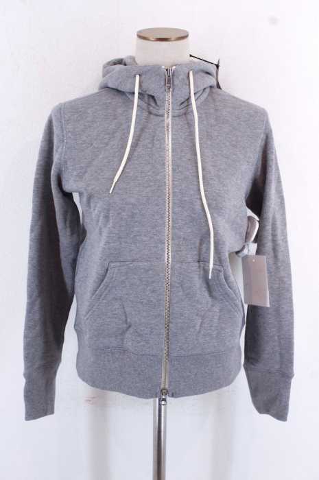 MHL. × LOOPWHEELER （エムエイチエル × ループウィラー） 15SS Light Loop Back ジップスウェットパーカー レディース トップス