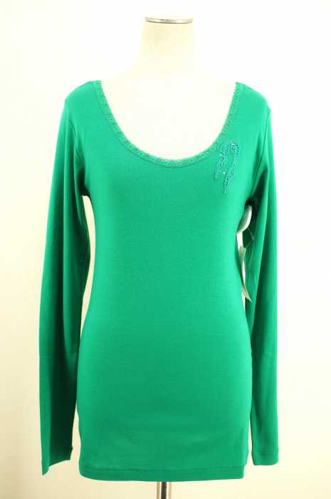 TSUMORI CHISATO(ツモリチサト) レース装飾カットソー レディース トップス