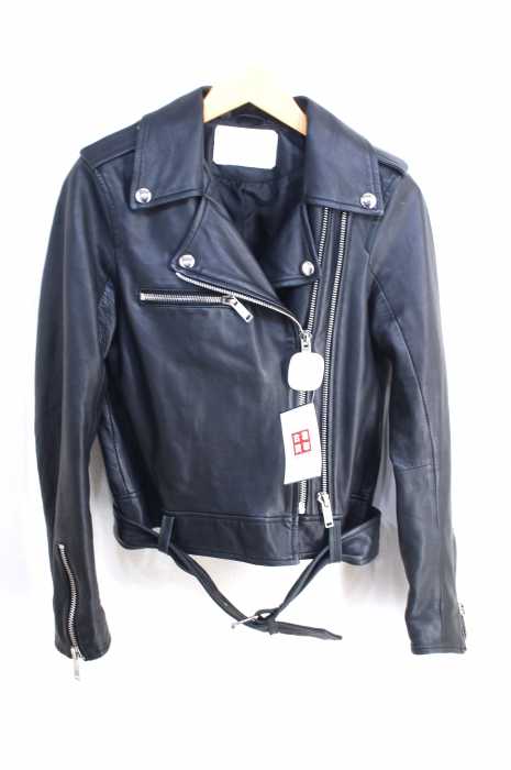 ZARA WOMAN （ザラ ウーマン） ラムレザーダブルライダースジャケット レディース アウター