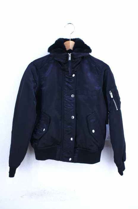 Gap （ギャップ） fur lined bomber jacket レディース アウター