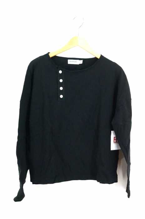 BEAMS BOY （ビームスボーイ） 18AW アシメトリーヘンリーネックカットソー レディース トップス