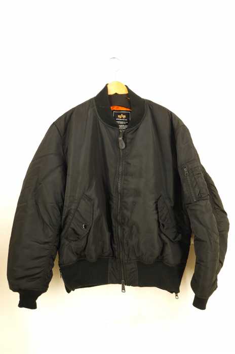 ALPHA INDUSTRIES （アルファインダストリーズ） サイドジップ MA-1 フライトジャケット メンズ アウター