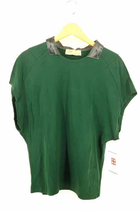 TOGA PULLA（トーガプルラ） 襟切替クルーネックTシャツ レディース トップス