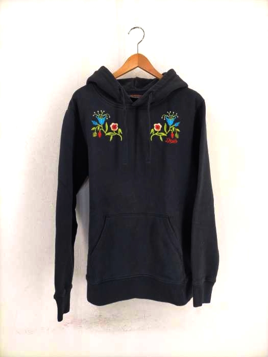 Deus Ex Machina（デウスエクスマキナ） 花柄刺繍入り プルオーバーパーカー メンズ トップス