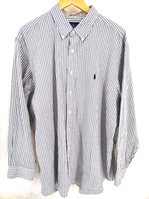 RALPH LAUREN（ラルフローレン） 90S ストライプ柄ボタンダウンシャツ メンズ トップス