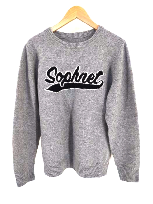 SOPHNET.（ソフネット） 16AW カシミヤ混ロゴニット メンズ トップス 