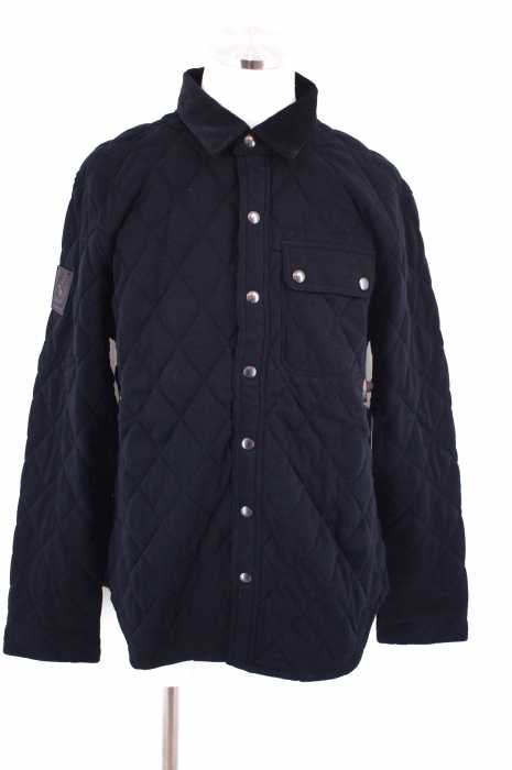 Polo by RALPH LAUREN （ポロバイラルフローレン） 襟コーデュロイ中綿キルティングシャツジャケット メンズ アウター