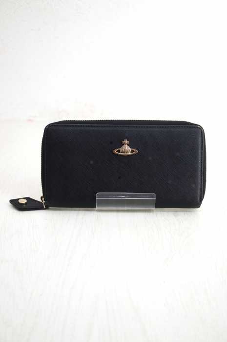 Vivienne Westwood (ヴィヴィアンウエストウッド) ラウンドジップ長財布 レディース 財布・ケース