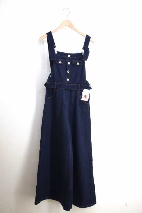 BUBBLES（バブルス） ワイドデニムサロペット レディース オールインワン