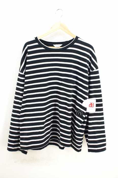 UNUSED (アンユーズド) LONG SLEEVE BORDER POCKET T メンズ トップス