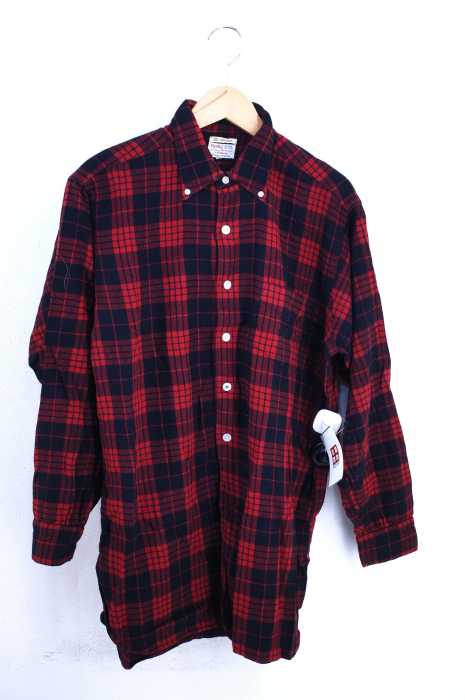 Hathaway(ハサウェイ) Viyella 50〜60S チェック柄ロングシャツ メンズ トップス