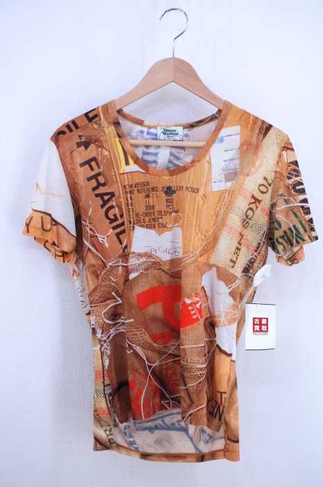 Vivienne Westwood MAN(ヴィヴィアンウエストウッドマン) オーブ刺繍フォトプリントTシャツ メンズ トップス