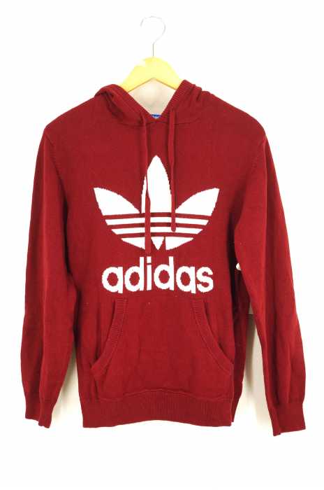 adidas Originals （アディダスオリジナルス） トレフォイルロゴ ニットパーカー レディース トップス