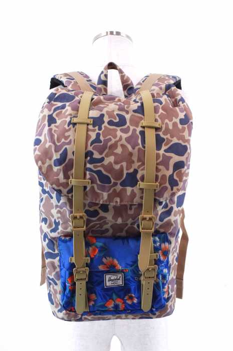 HERSCHEL (ハーシェル) 総柄ナイロンバックパック レディース バッグ