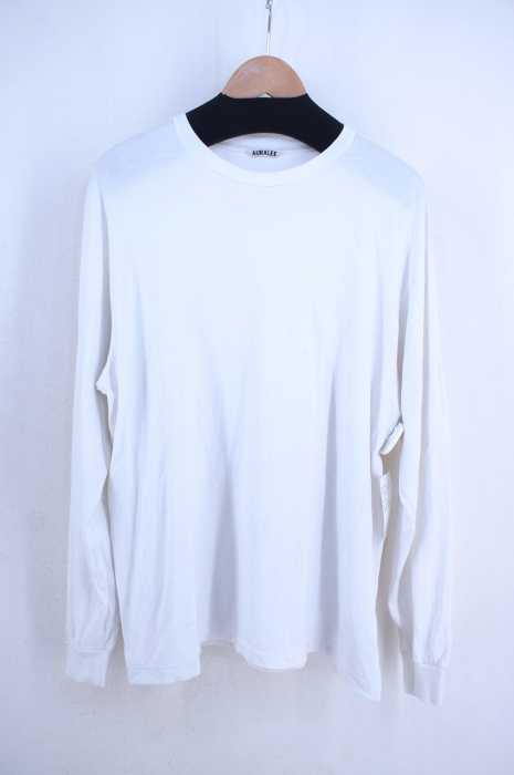 AURALEE （オーラリー） 18AW LUSTER PLAITING L/S TEE メンズ トップス