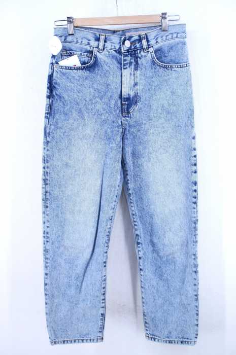asos(エイソス) ウォッシュ加工 テーパードデニム レディース パンツ