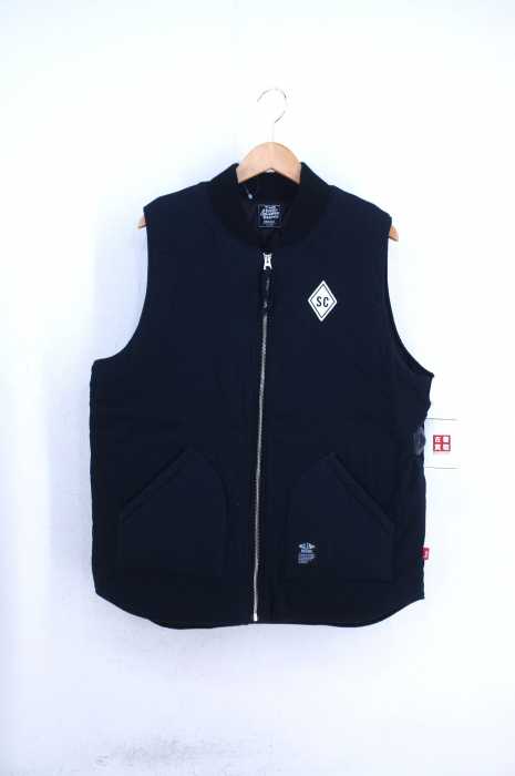 STUSSY × CHALLENGER（ステューシー チャレンジャー） Blend Ice Cream Work Vest メンズ アウター