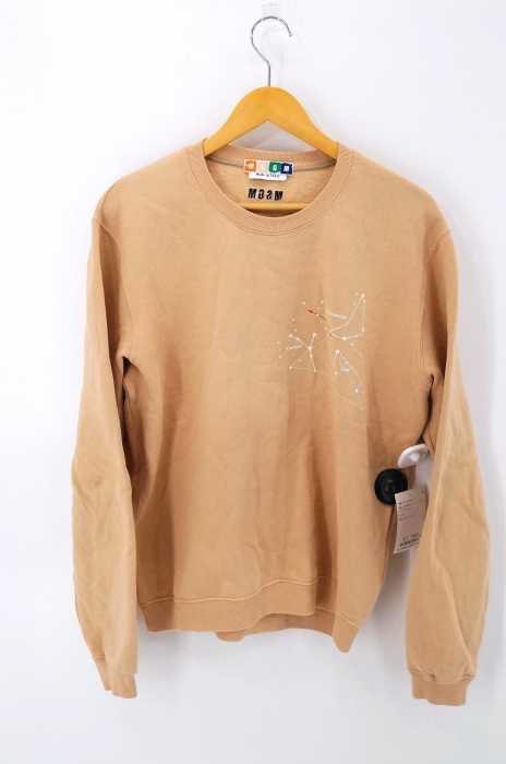 MSGM(エムエスジーエム) 星座 バックロゴ刺繍 スウェット メンズ トップス