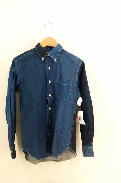 BEAUTY & YOUTH UNITED ARROWS (ビューティーアンドユースユナイテッドアローズ) Jipijapa クレイジーパターン デニムシャツ メンズ トップス