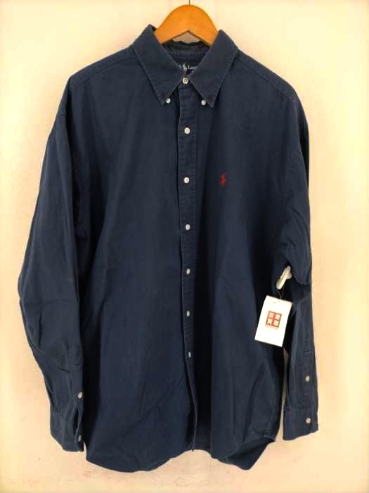 RALPH LAUREN(ラルフローレン) ボタンダウンロゴ刺繍入りコットンシャツ メンズ トップス