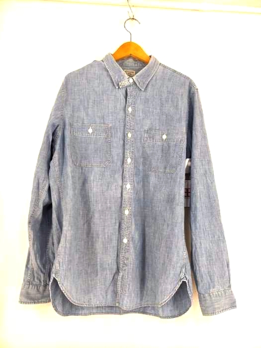 J.CREW(ジェイクルー) チンスト付きシャンブレーシャツ メンズ トップス