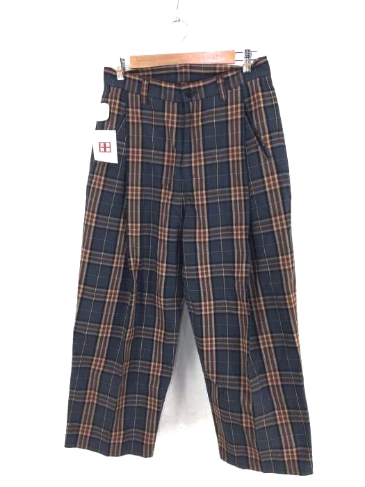Adam et Rope(アダムエロペ) コットンチェックパンツ メンズ パンツ